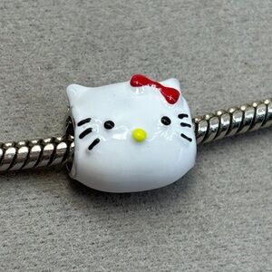 Hello Kitty Sanrio enamel .925 charm